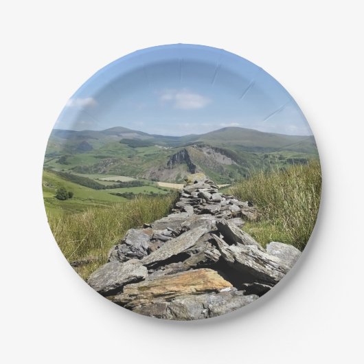 ASSIETTES EN CARTON VUES DES ALLES (Devant)