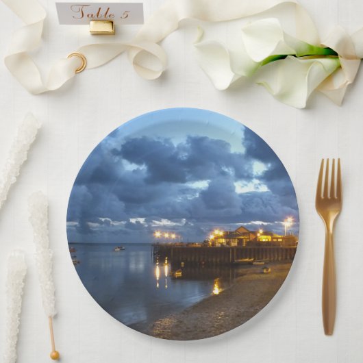 ASSIETTES EN CARTON VUES DES ALLES (Mariage)