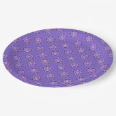 Assiettes En Carton W2 pourpre (Angle)