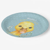 Assiettes En Carton Waddle McQuackers Cute Duck Plate - Baby shower (Angle)