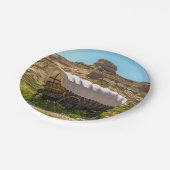 Assiettes En Carton Wagon couvert au monument national de Scotts Bluff (Angle)