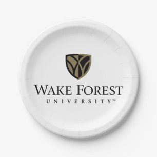 Assiettes En Carton Wake Forest University Wordmark