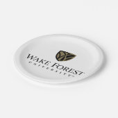 Assiettes En Carton Wake Forest University Wordmark (Angle)