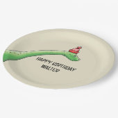 Assiettes En Carton Walter le Dinosaur (Angle)