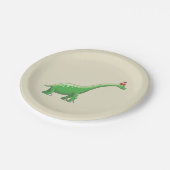 Assiettes En Carton Walter le Dinosaur (Angle)