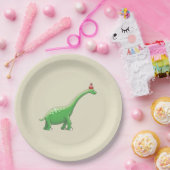 Assiettes En Carton Walter le Dinosaur (Fête)