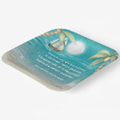 Assiettes En Carton Warmer Wonderland Tropical Beach Christmas (Angulaire)