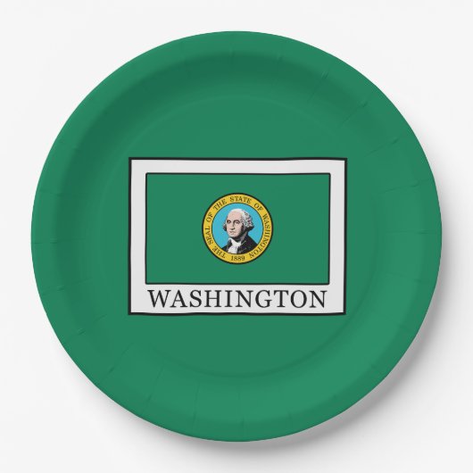 Assiettes En Carton Washington (Devant)