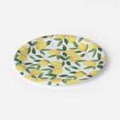 ASSIETTES EN CARTON WATERCOLOR LEMONS (Angle)