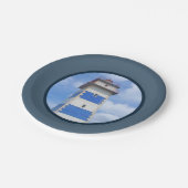 Assiettes En Carton Watercolor lighthouse (Angle)
