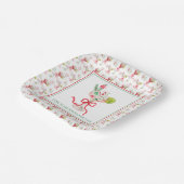 Assiettes En Carton Watercolor Merry Mahjong Christmas Cocktail Party (Angulaire)