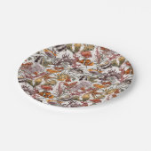 Assiettes En Carton Watercolor Motif Sea Life (Angle)