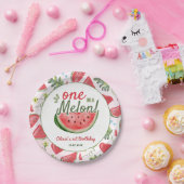 Assiettes En Carton Watermelon 1er anniversaire Summer Party Plaque pa (Fête)