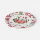 Assiettes En Carton Watermelon 1er anniversaire Summer Party Plaque pa (Angle)