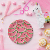 Assiettes En Carton Watermelon anniversaire Papier Plaques été Melon (Fête)