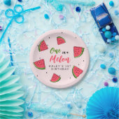 Assiettes En Carton Watermelon Cute One in a Melon 1st Baby Birthday P (Fête)