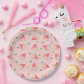 Assiettes En Carton Watermelon Love Motif (Fête)