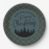 Assiettes En Carton Watson Ancient Scottish Clan Tartan Christmas (Devant)