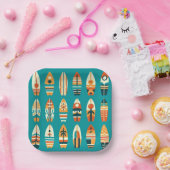 Assiettes En Carton Wave Riders (Fête)