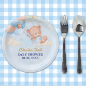 Assiettes En Carton We Can Bearly Wait , Boy Baby Shower