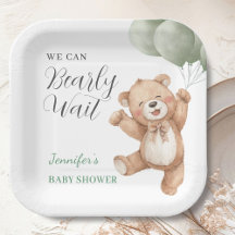 We Can Bearly Wait Teddy Bear Baby Shower