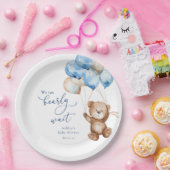 Assiettes En Carton We Can Bearly Wait Teddy Bear Baby Shower (Fête)