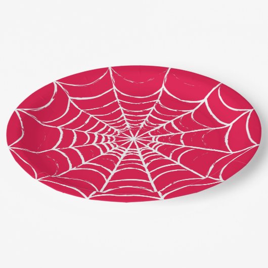 Assiettes En Carton Web rose (Angle)
