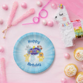 Assiettes En Carton Webkinz : Entré et jeu (Fête)