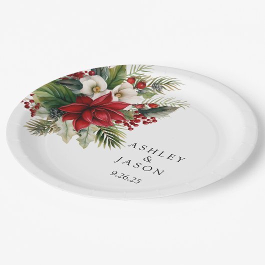 Assiettes En Carton Wedding  (Angle)