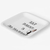 Assiettes En Carton Wedding Bride and Groom Humor (Angulaire)