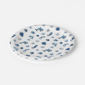 Assiettes En Carton Wedgewood Blue Ocean Créatures ! (Angle)