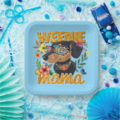 ASSIETTES EN CARTON WEENIE MAMA PAPIER PLAQUES DE FÊTE (Fête)