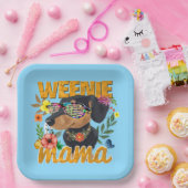 ASSIETTES EN CARTON WEENIE MAMA PAPIER PLAQUES DE FÊTE (Fête)