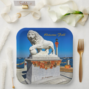 Assiettes En Carton Welcome Fall Coastal St Augustine Floride