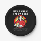 Assiettes En Carton Welder Sait Que Je Suis En Feu (Devant)