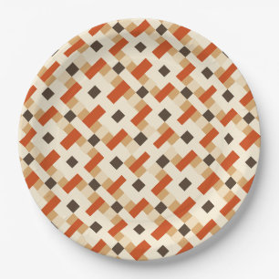 Assiettes En Carton Werona Viveke Brown