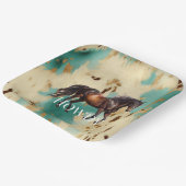 Assiettes En Carton Western Cowgirl (Angulaire)