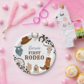 Assiettes En Carton Western First Rodeo Wild West Boy Premier annivers (Fête)