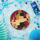 Assiettes En Carton Western Southwest Pueblo WPA National (Fête)