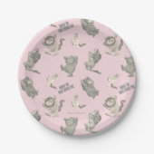 Assiettes En Carton Where the Wild Things Are Pink Star Pattern (Devant)