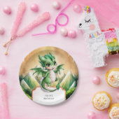 Assiettes En Carton Whimsical Boho Dragon Anniversaire (Fête)
