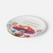 Assiettes En Carton Whimsical Champagne Fée Fée Fée Anniversaire (Angle)