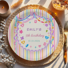 Whimsical Colorful Gem Birthday Party