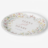 Assiettes En Carton Whimsical Fleur sauvage Fairytale Garden Wedding (Angle)