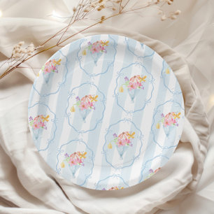Assiettes En Carton Whimsical Fresh Hors du marché Douche nuptiale