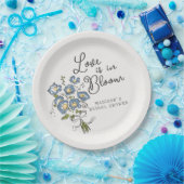 Assiettes En Carton Whimsical Garden Party Fête des mariées florale (Fête)