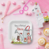 Assiettes En Carton Whimsical LadyBug Swing Garden House 1er anniversa (Fête)