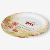 Assiettes En Carton Whimsical Meadow Lady Bug 1st Birthday (Angle)