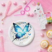 Assiettes En Carton Whimsical Simple Butterfly Anniversaire (Fête)