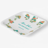 Assiettes En Carton Whimsical Super Psychedelic Champhroom Anniversair (Angulaire)